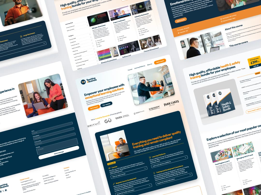 Cover image for Teaching 4 Business website and branding project